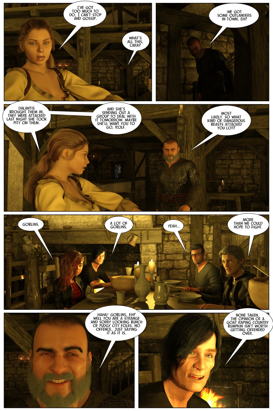 Between the cracks Page Ten