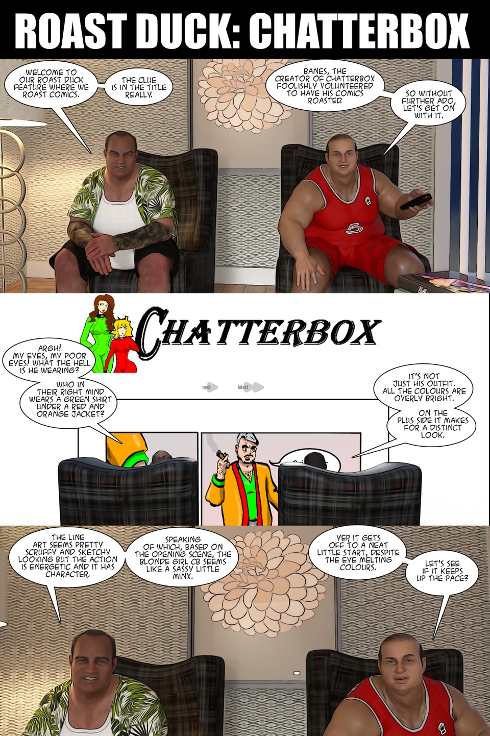 Roast Duck Chatterbox Page One