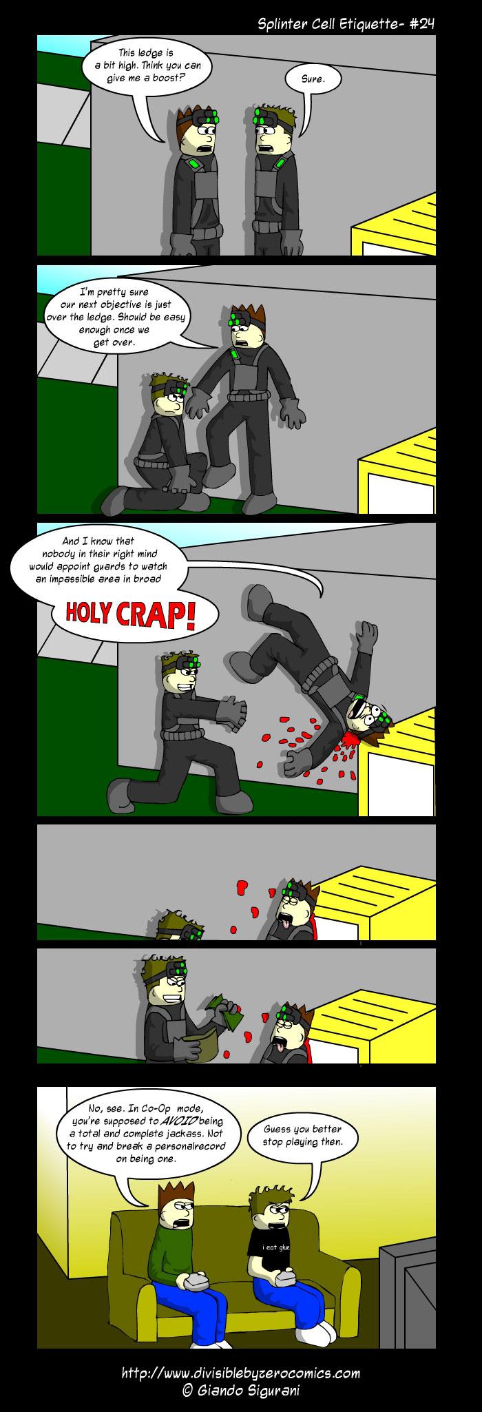 Splinter Cell Etiquette