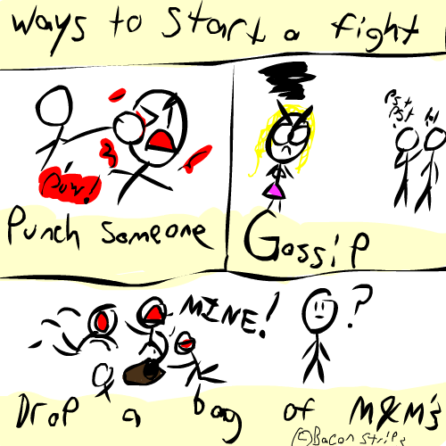 35- Ways to Start a Fight