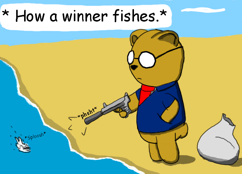 How a winner fishes..