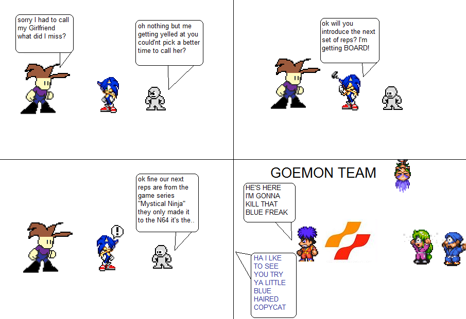 THE GOEMON TEAM!!!!!! (No not Goemon from Lupin the III)