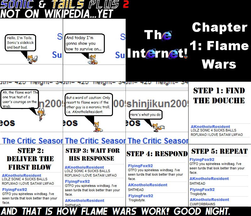 Tails' Guide to Teh Interwebz Part 1: Flame Wars