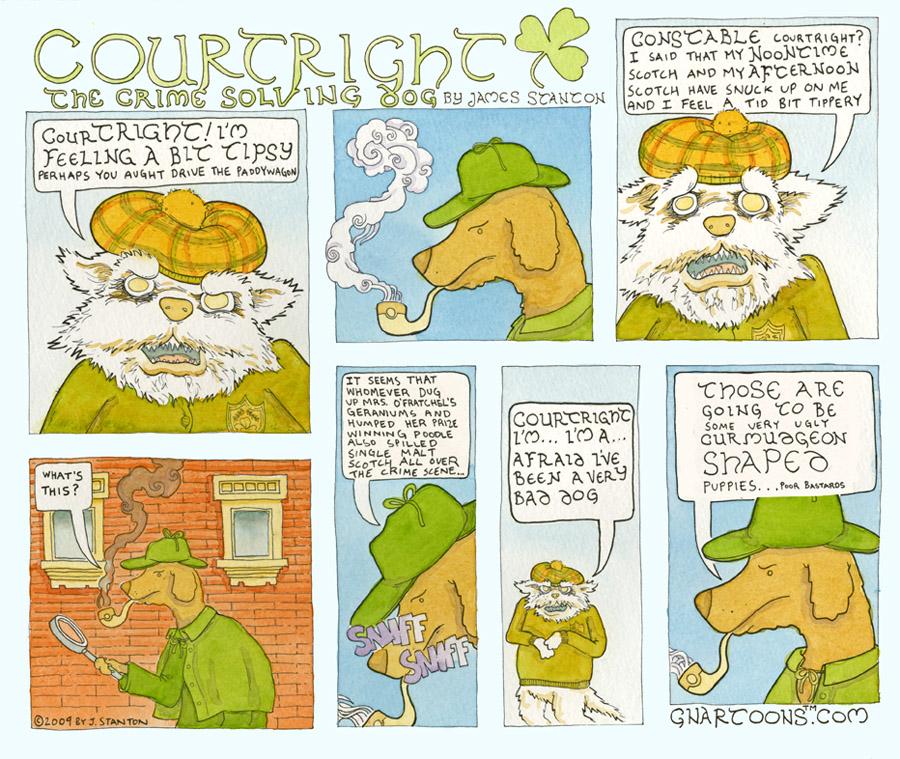 Courtright the Crime Solving Dog