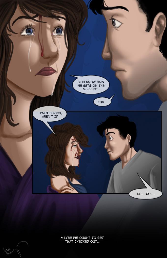 Page 73:: "Blood, sweat, and tears."