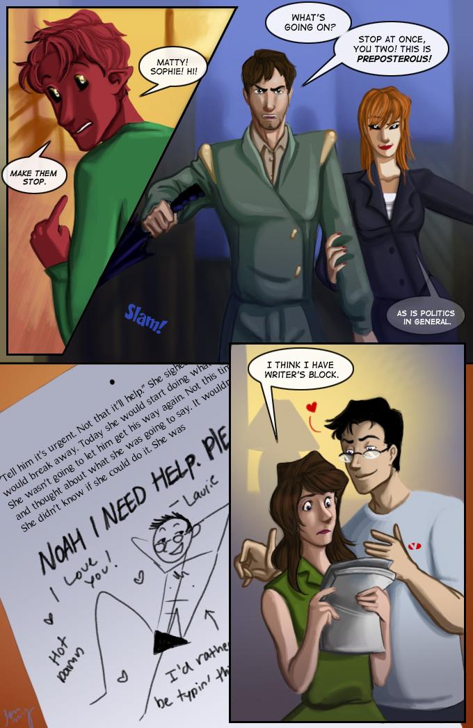 Page 107:: "Writer's Block."