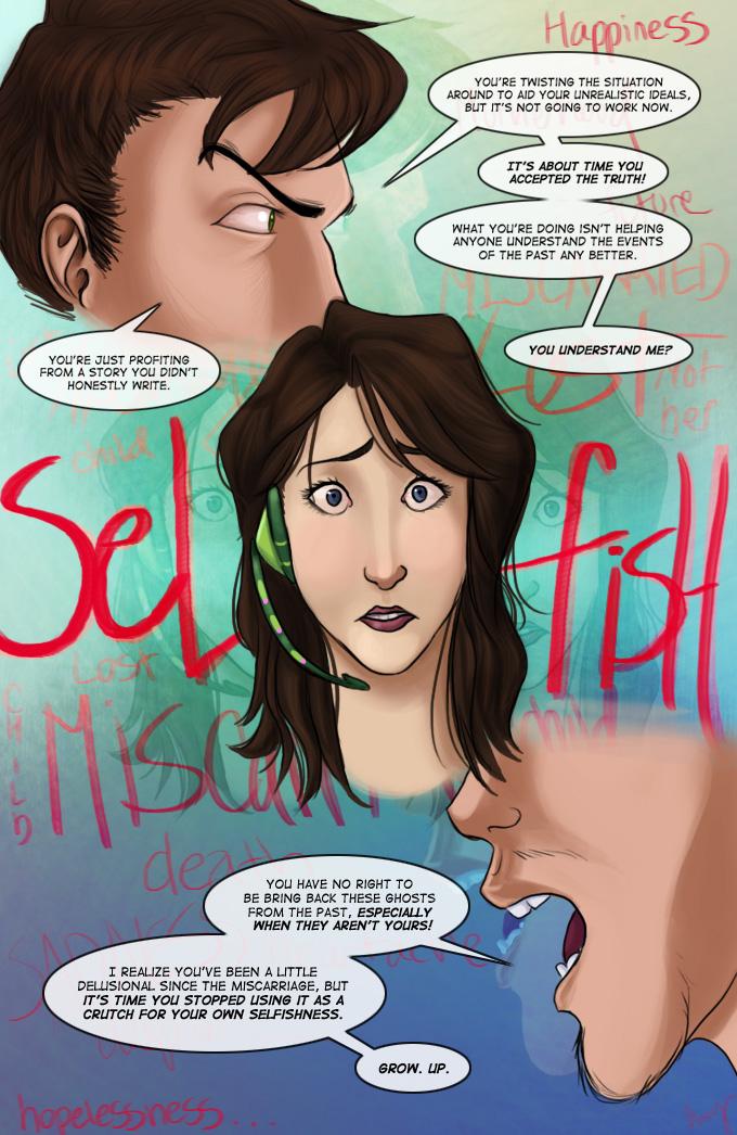 Page 131:: "Selfish crutch."