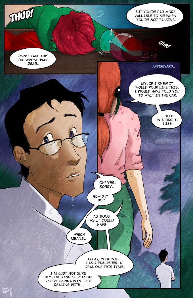 Page 153:: "Deep in Thought."