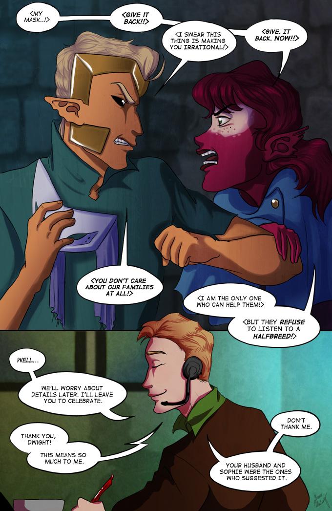Page 159:: "Don't thank me..."