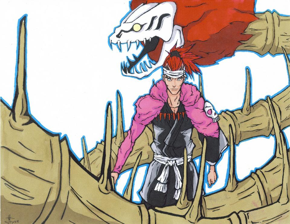 BLEACH-Renji in Bankai Form