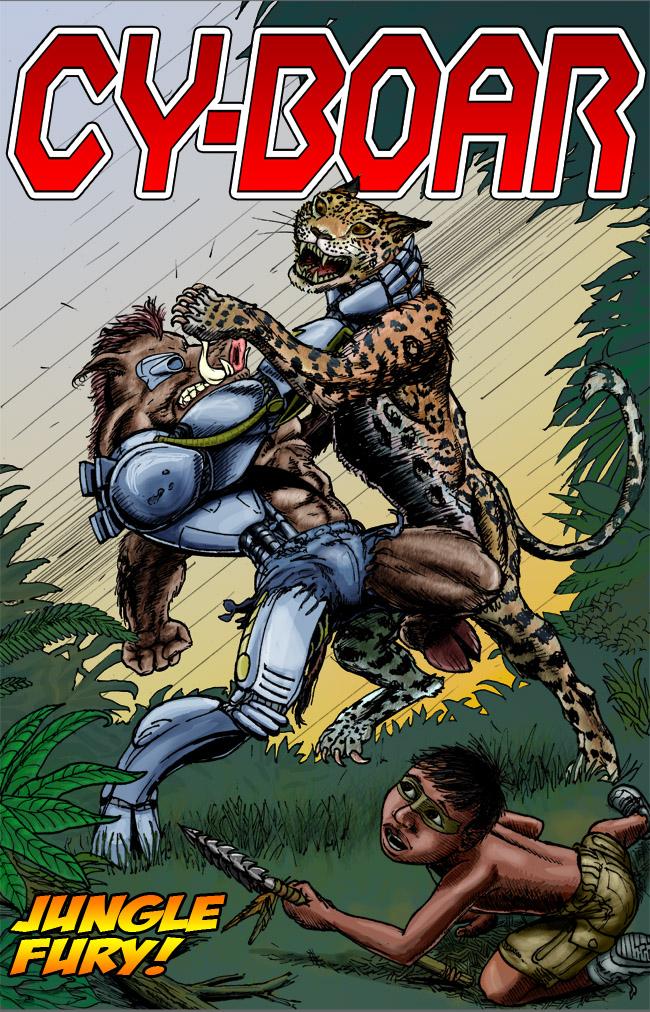 Cy-Boar: Jungle Fury! Cover