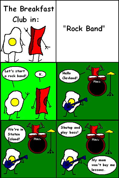 Eggy and Bacon #5 : Rock Band