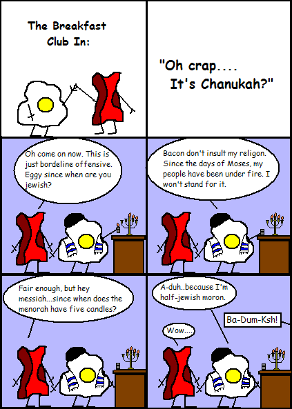 Eggy and Bacon #43: "Oh Crap... It's Chanukah?"