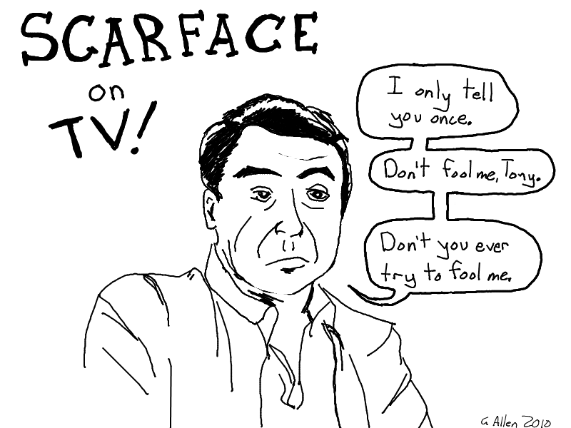 26 - Scarface on TV