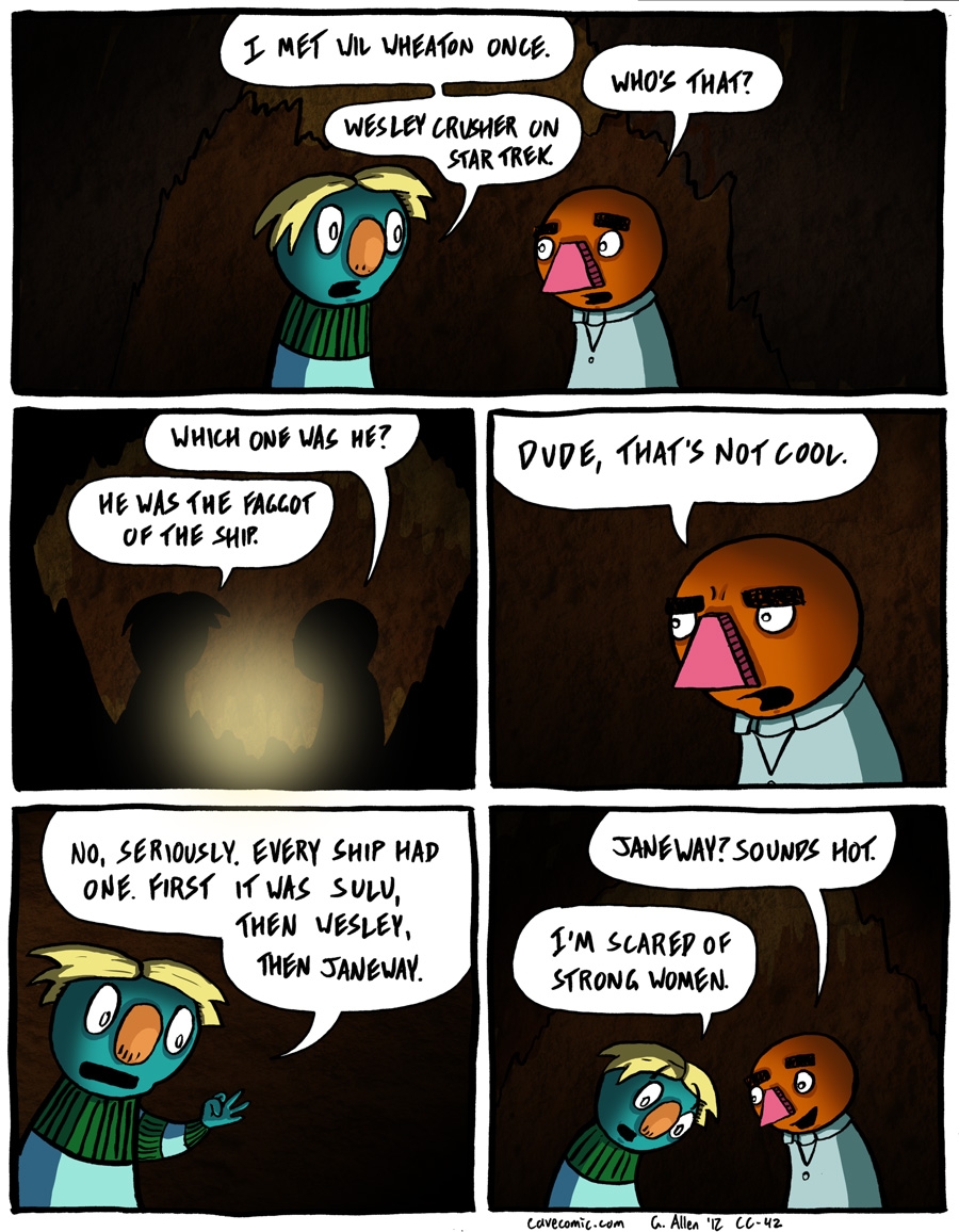 With Apologies to Wil Wheaton