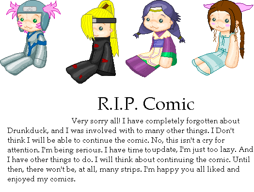 I sorry... R.I.P. Comic