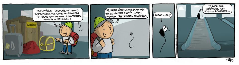 Vuelta de un largo viaje