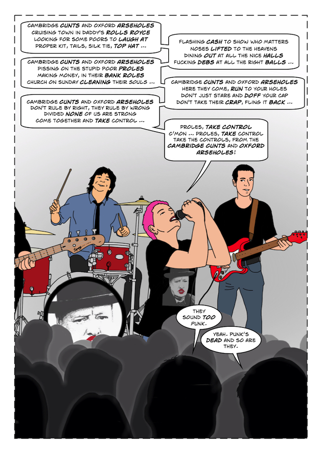 Page 12 -- Punk's dead and so are they