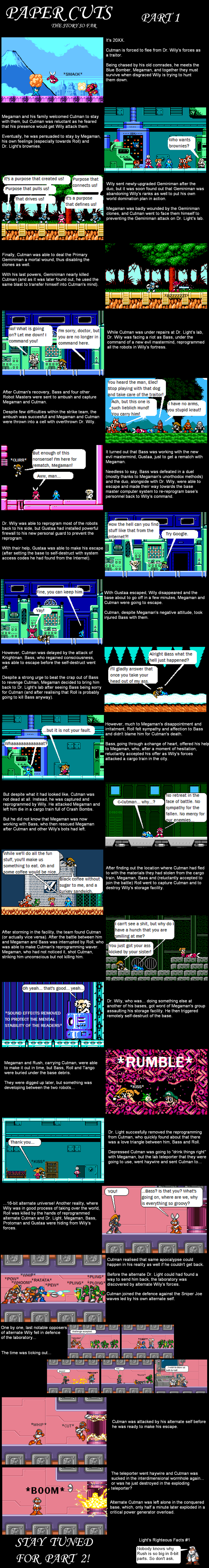 The Story of Paper Cuts (so far) Part 1