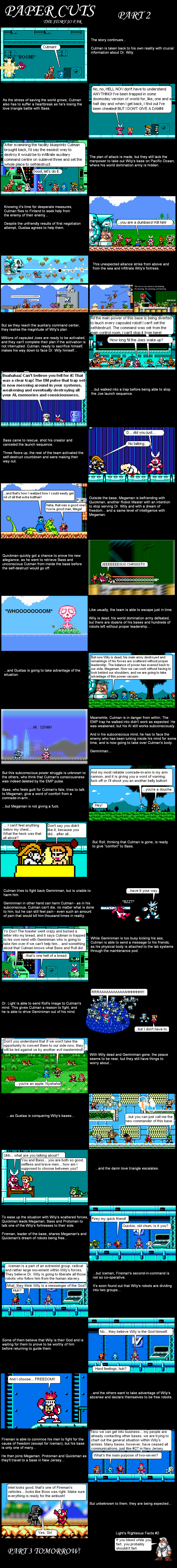 The Story of Paper Cuts (So far) Part 2