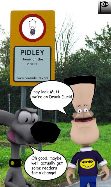 Pidley Sign.