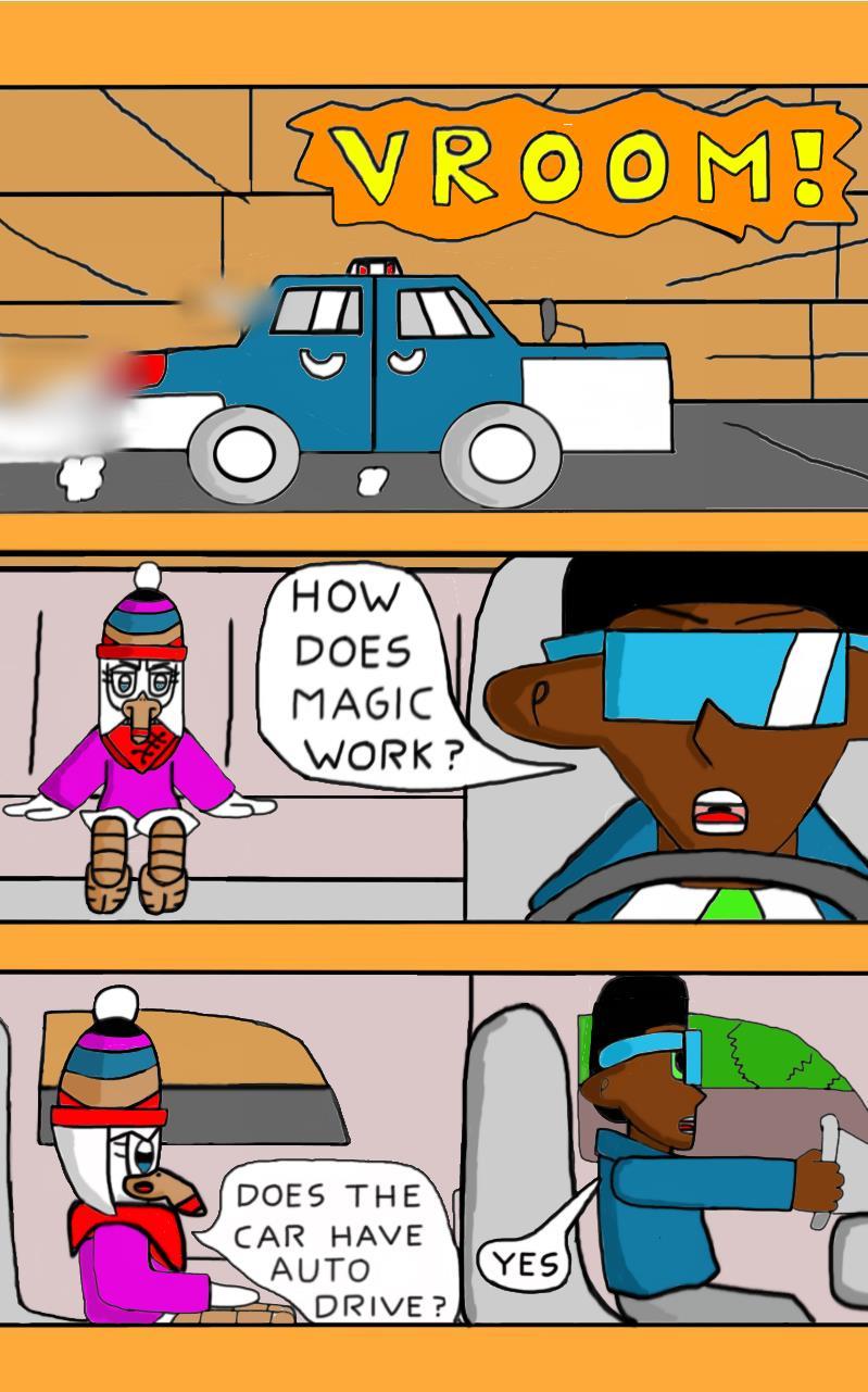 Getting a ride in the Police Car: Page 2