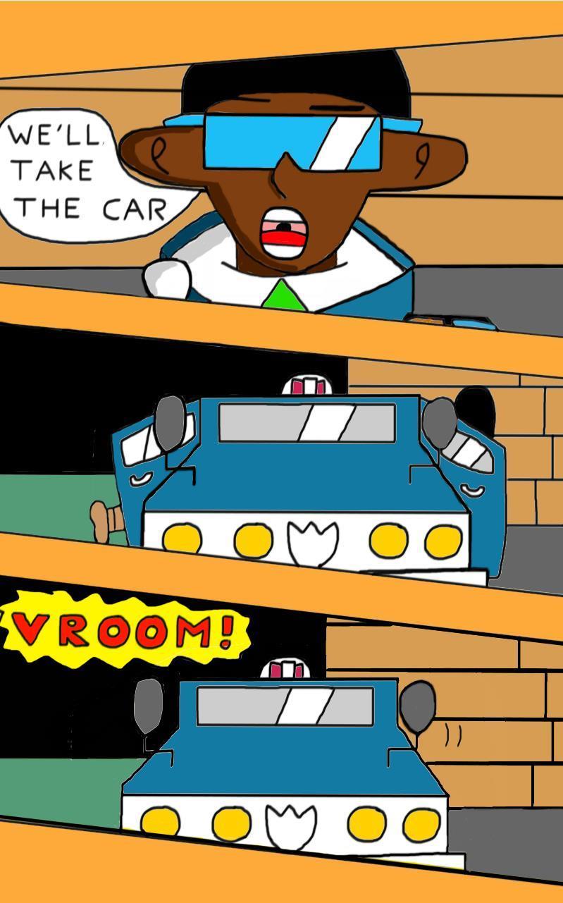 Getting a ride in the Police Car: Page 1
