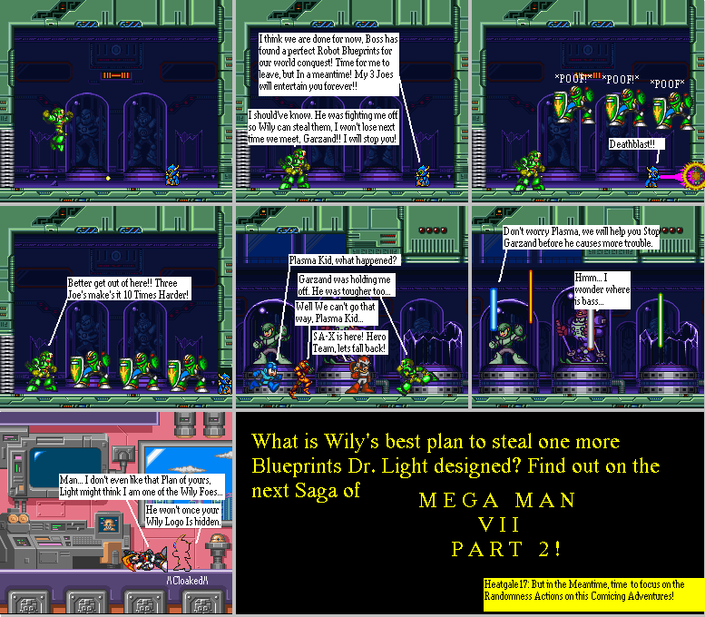 Mega Man VII Saga: Plasma Kid V.S. Garzand Part 3