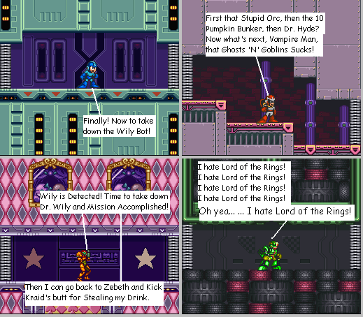 Mega Man VII Saga Part 2: Message before the Boss Fight