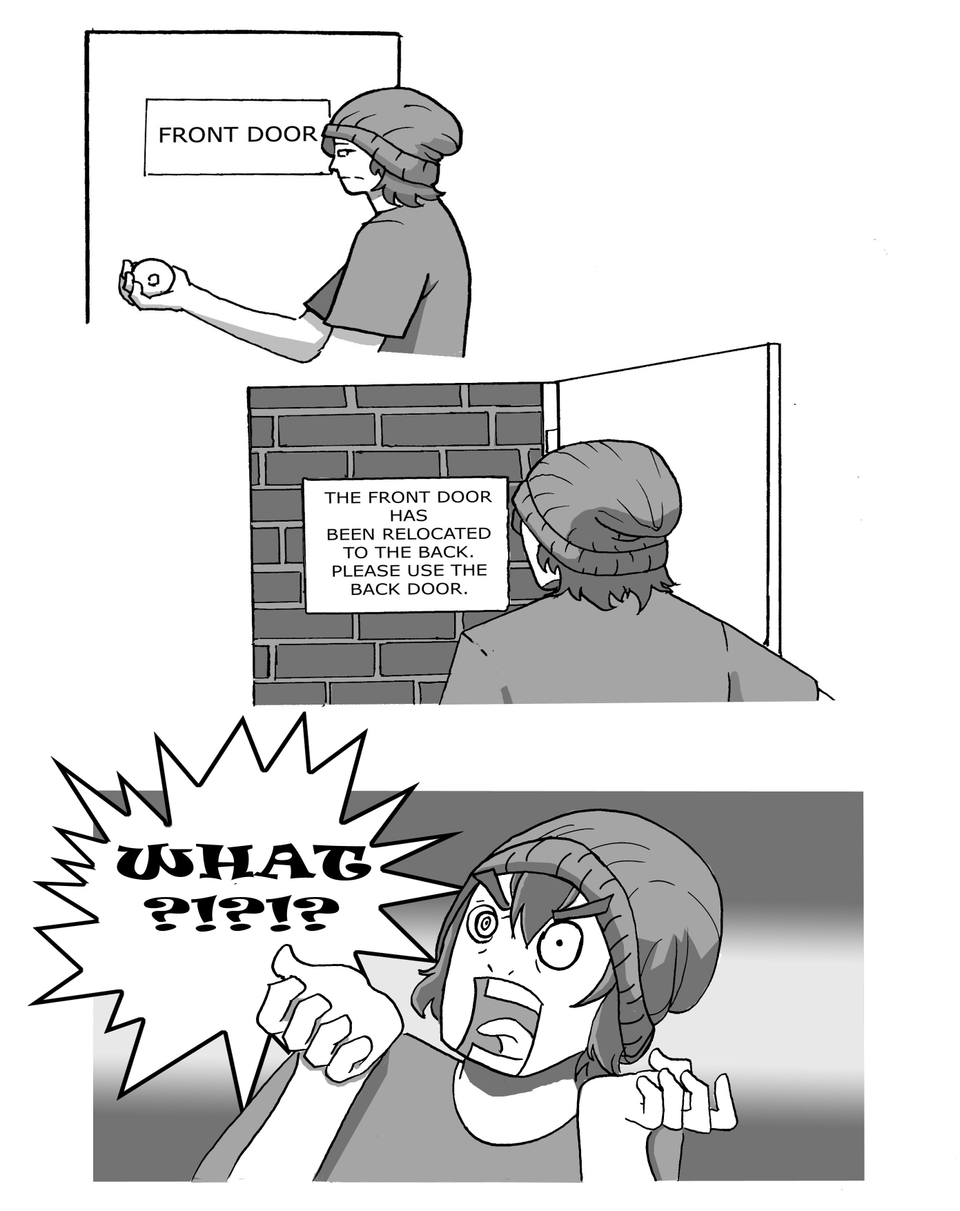 Front Door Relocation - Tommy N Ollie comics 