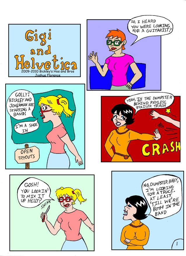 Gigi and Helvetica's Double Digest