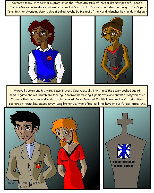 Shrink and the Vitruvian Men 1: Death Comes Early for Heroes