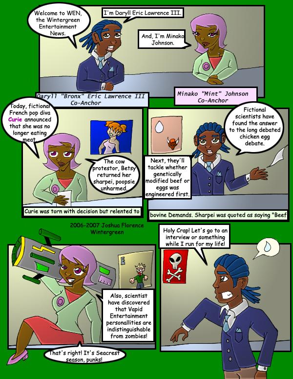 Filler: Wintergreen Entertainment News