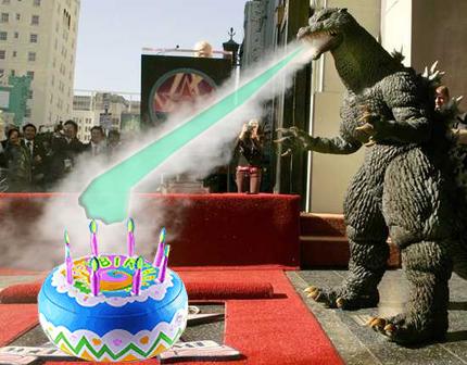 Filler: Birthday Godzilla