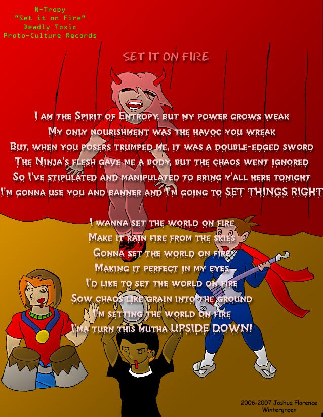 Set it On Fire: Lyrics