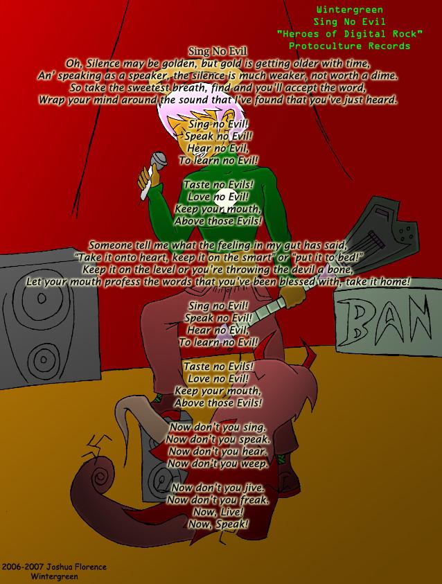 Sing No Evil: Lyrical