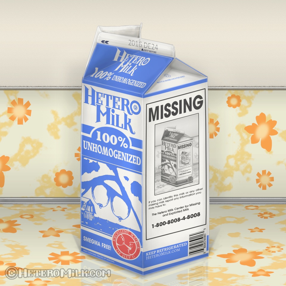 Have you seen this milk?