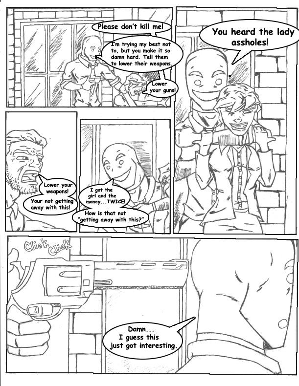 Gavyn City Enigmas black/white page 6