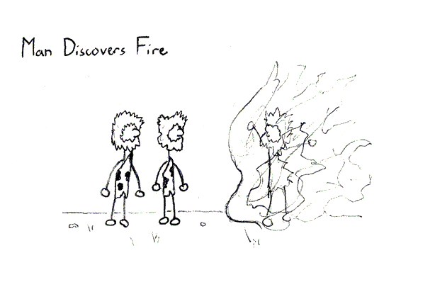 Man Discovers Fire