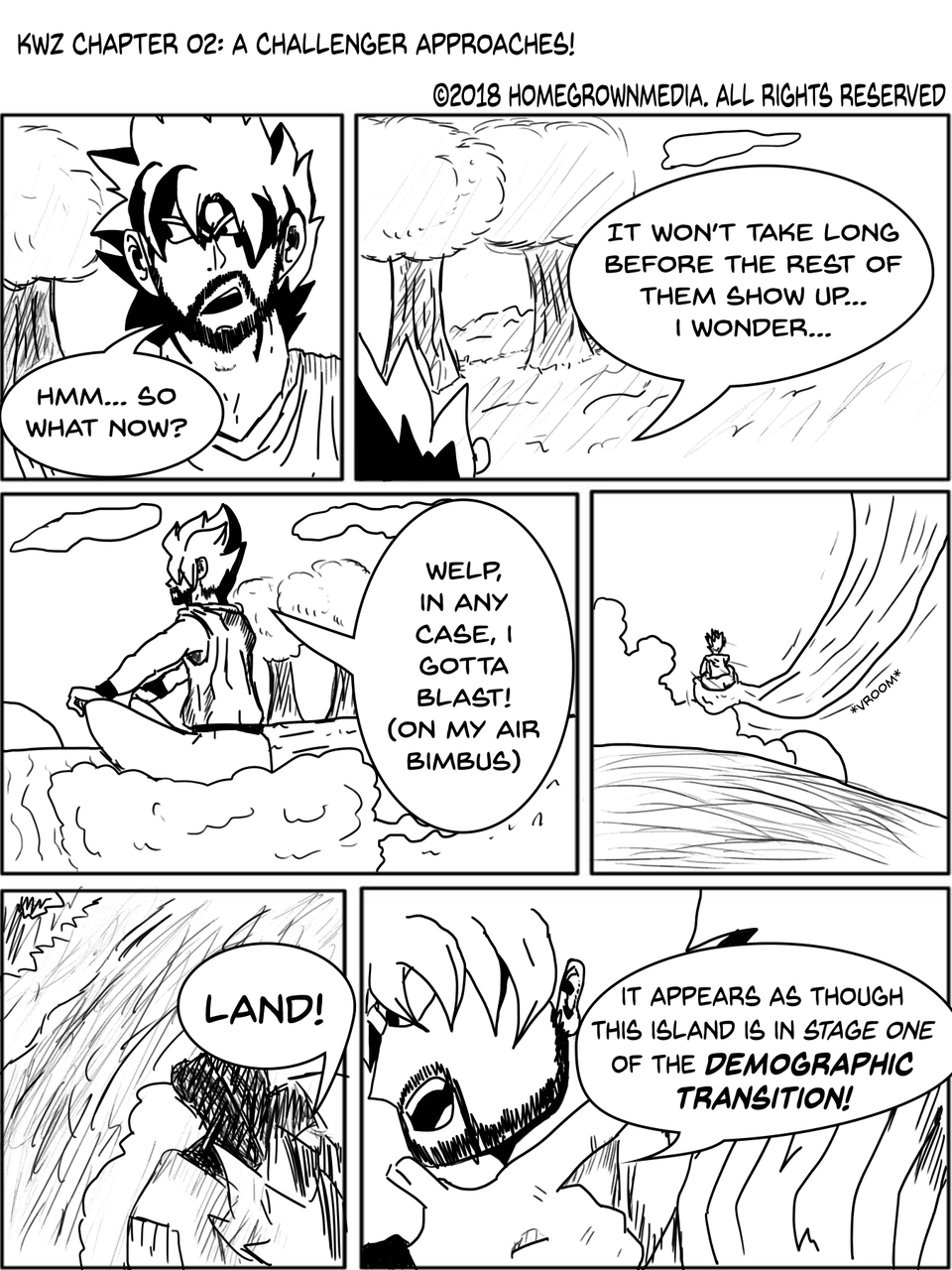 Kevin's World Z Ch 02: A Challenger Approaches!