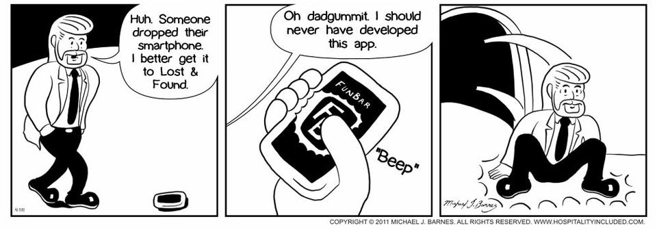 Hoss. A Smartphone and the Front Door.