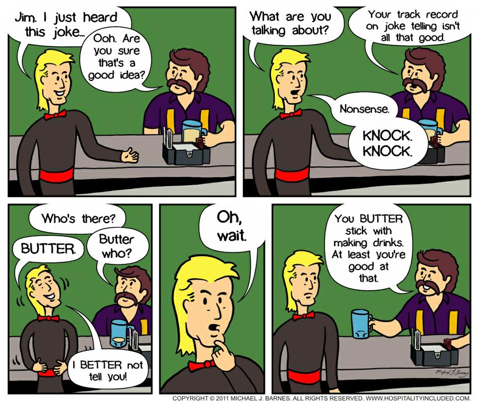 Tommy -- The Bad Joke Bartender