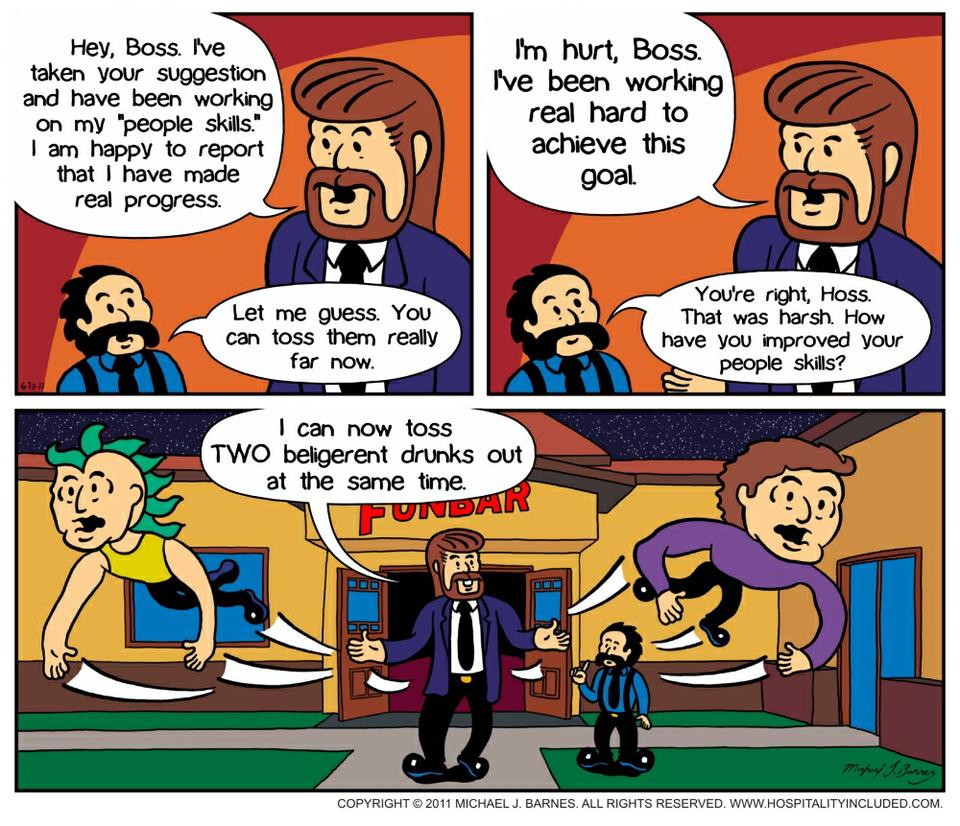 Doubling His People Skills.