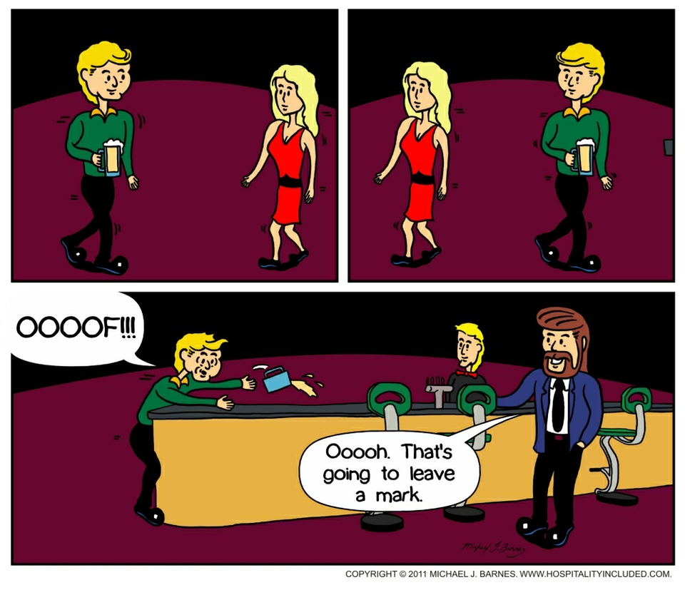 A Man Walks Into A Bar...