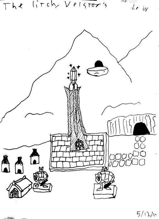 The litch, velstor's, lair