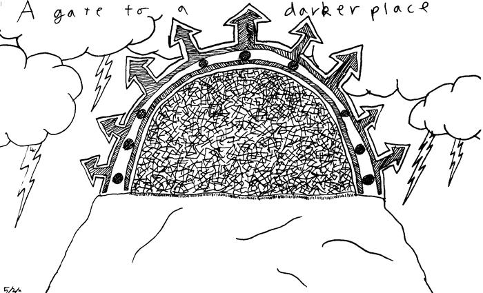 A gate to a darker place