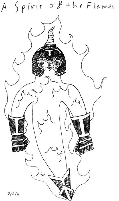 A Spirit of the Flames