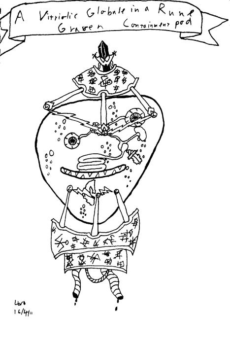 A Vitriolic Globule in a Rune-Graven Containment Pod