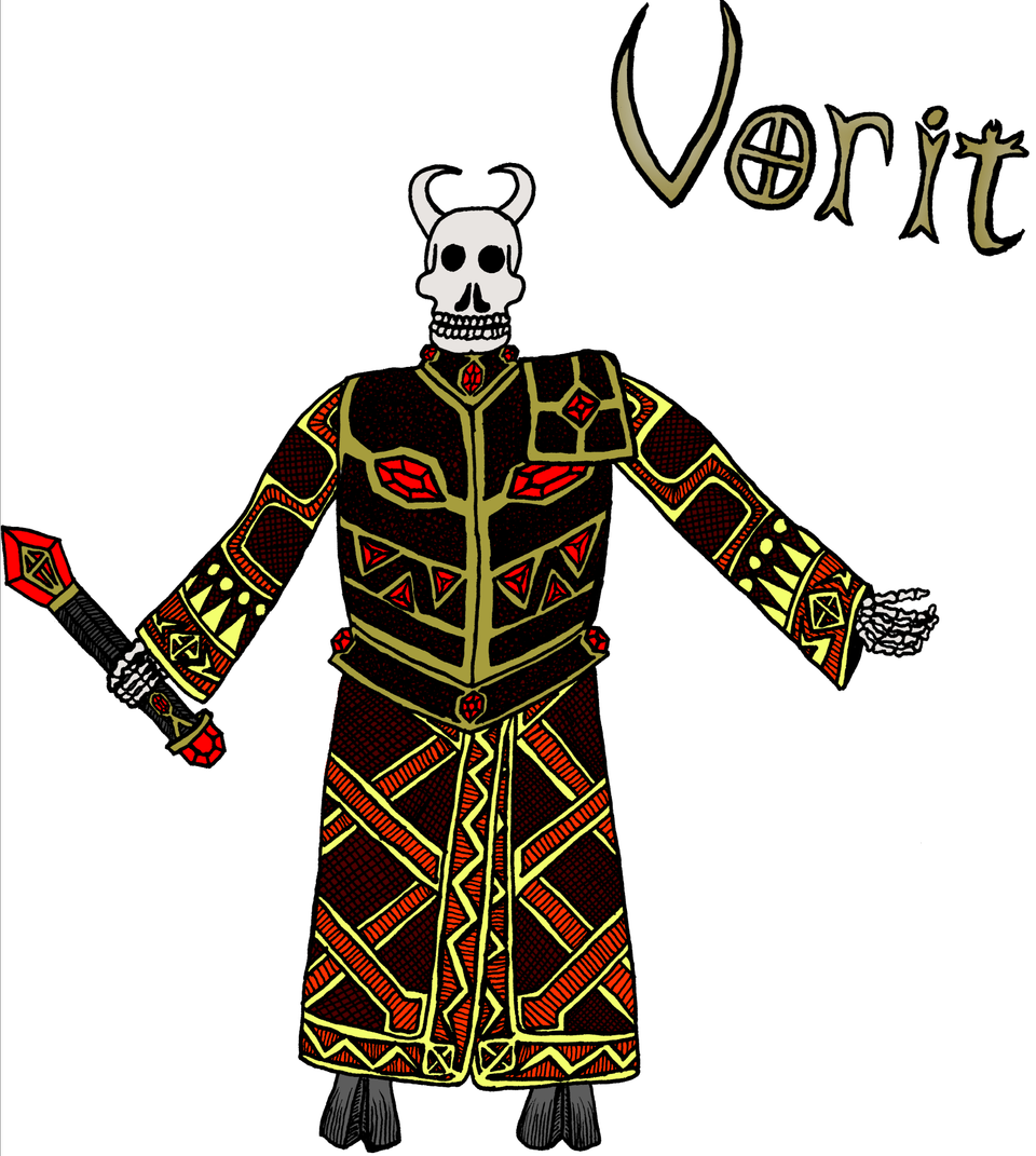 The demon lord Vorit, who will come to retain the services of the Sightless Wizard.