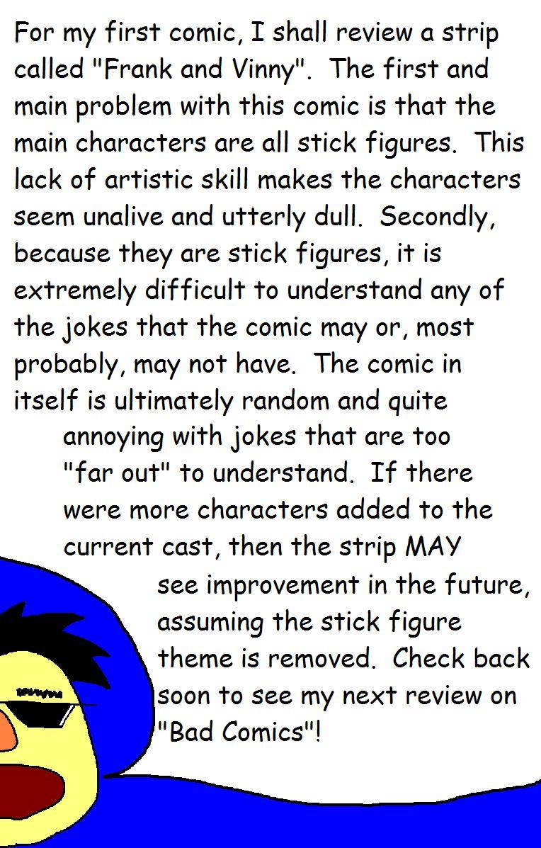 Bad Comic 1 -- "Frank and Vinny"